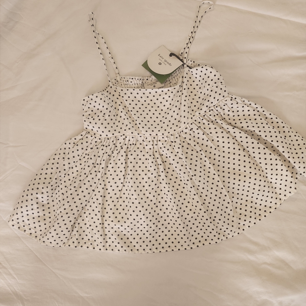Kate Spade For Target Polka Dot Sleeveless Top